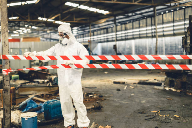 Professional Biohazard technician working in Nags Head, NC